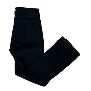 NYDJ Women’s 12 Black Jeans Samantha Slim Lift Tuck Technology Cotton Spandex